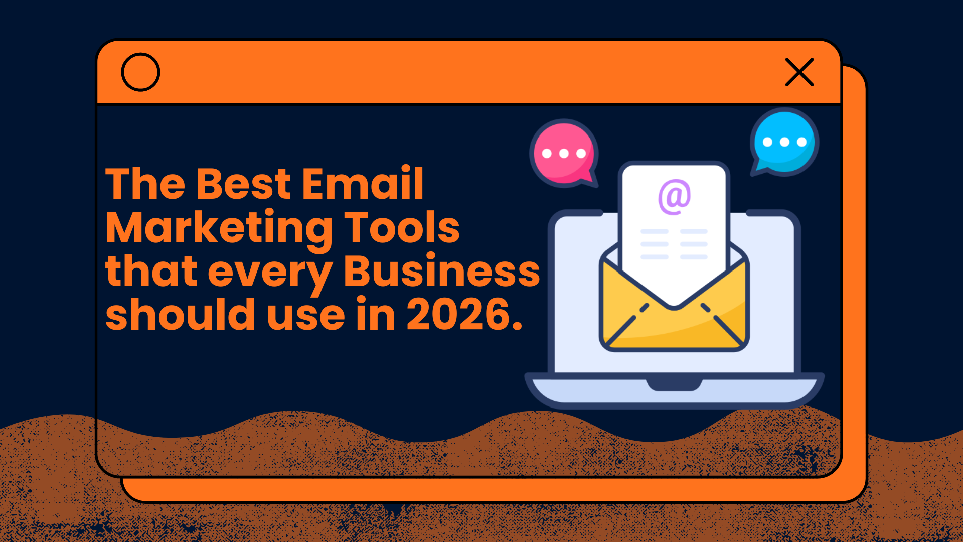 Email marketing illustration showing message delivery, inbox engagement, and personalized communication strategies for digital marketing in 2026.